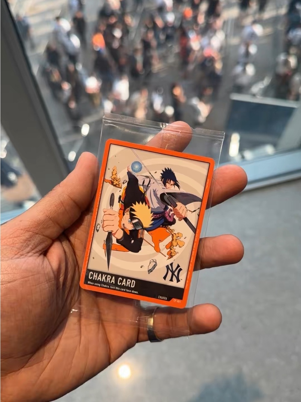 New York Yankee x Naruto Collab TCG Trading Game Card